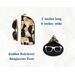 Golden Lab Sunglasses soft padded case, safeguard your Eyeglasses, Readers. Measures 7 by 4 inches. Black lining.